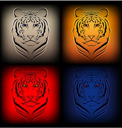Tiger graphics vector image