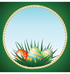 Easter eggs vector image