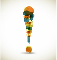 Exclamation marks vector image