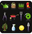 Garden set vector image