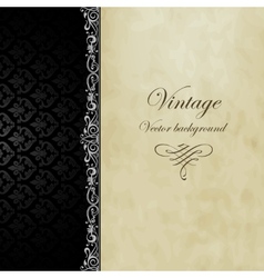 Vintage background vector image