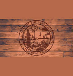 Florida state flag Royalty Free Vector Image - VectorStock