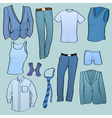 Men clothes vector image