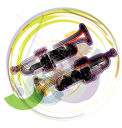 Music instrument vector image