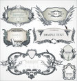 Ornate vintage frame vector image