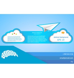 Cloud Background vector image