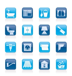 Construction and building equipment Icons vector image