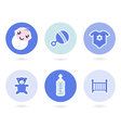 Icons and objects vector image