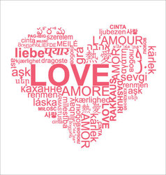 Love heart Love heart vector image