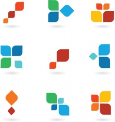 Logo design elements vector image