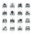 Real estate icons vector image