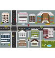 City map vector image