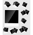 Blank Instant photos vector image