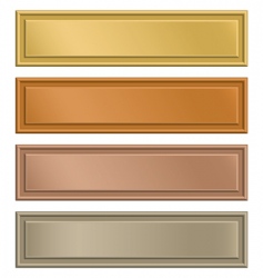 Plaque vector image