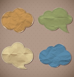 Crumpled paper vector image