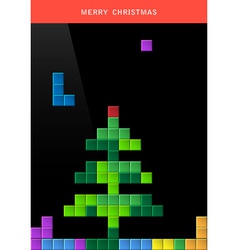 Christmas tree vector image