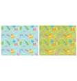 Holiday seamless pattern vector image