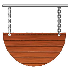 Old Wooden Sign vector image