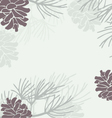 Pinecone Background vector image
