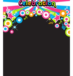 Celebration background vector image
