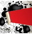 Ripped paper with blots Ripped paper with blots vector image