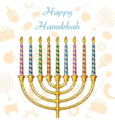 Hanukkah background and template Royalty Free Vector Image