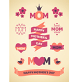 Mothers Day Design Elements vector image