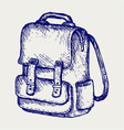 School bag vector image