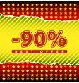 Best offer 90 percent off vector image