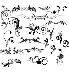 Set of patterns for design Set of patterns for design vector image