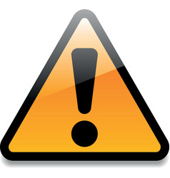 Warning Sign vector image