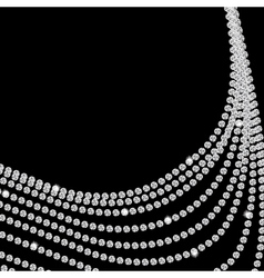 Abstract beautiful black diamond background vector image