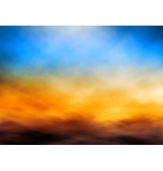 Cloud bank vector image