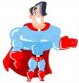 Superhero vector image