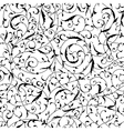 Vintage seamless pattern of weaving plants vector image