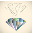 Diamond vector image