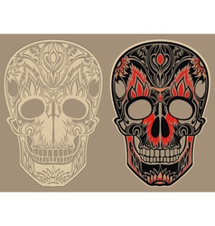 Skull vector image