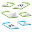 Desk calendar vector image