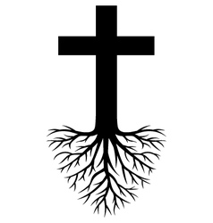 Deep rooted religion vector image