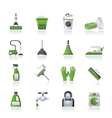 Cleaning and hygiene icons vector image
