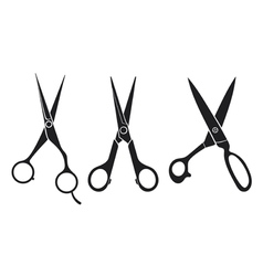 Scissors set vector image