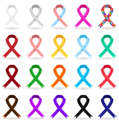 Awareness Ribbons vector image