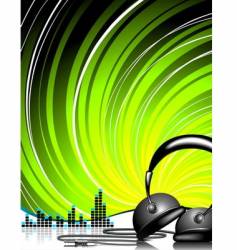 Headphone vector image