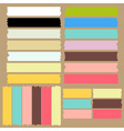 Color masking tape set vector image