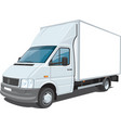 Delivery van vector image
