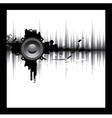 Sound wave vector image