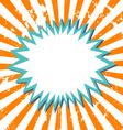 Boom comic book explosion vector image