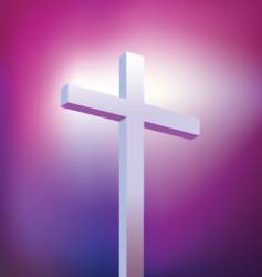 Religious cross vector image
