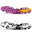 Car Collision vector image