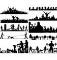 People foregrounds vector image